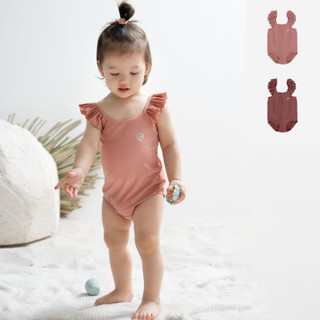 Bu baby - bộ bơi liền 2 dây bé gái upf 50+ bu aqua bsm253100 | quần áo bu baby chính hãng