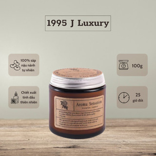 Nến thơm thư giãn không khói cao cấp nhiều mùi hương Aroma Sensation - Nến thơm sáp đậu nành tự nhiên không độc hại 100g