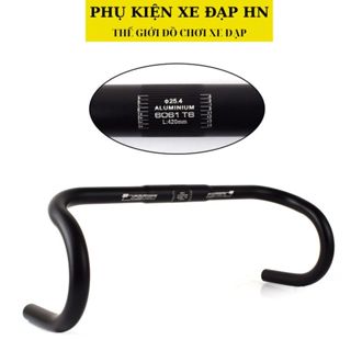 Tay lái ghi đông xe đạp lòng chảo ghi đông sừng bò cho xe Fixed Gear 25.4mm