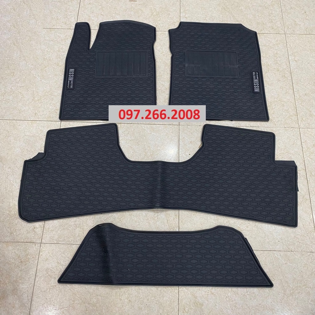 Thảm lót sàn cao su xe Honda BRV 2023 2024 màu đen ko mùi hôi, dễ vệ sinh lau rửa