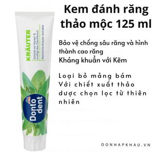 Kem Đánh Răng Dontodent Nội Địa Đức 125ml