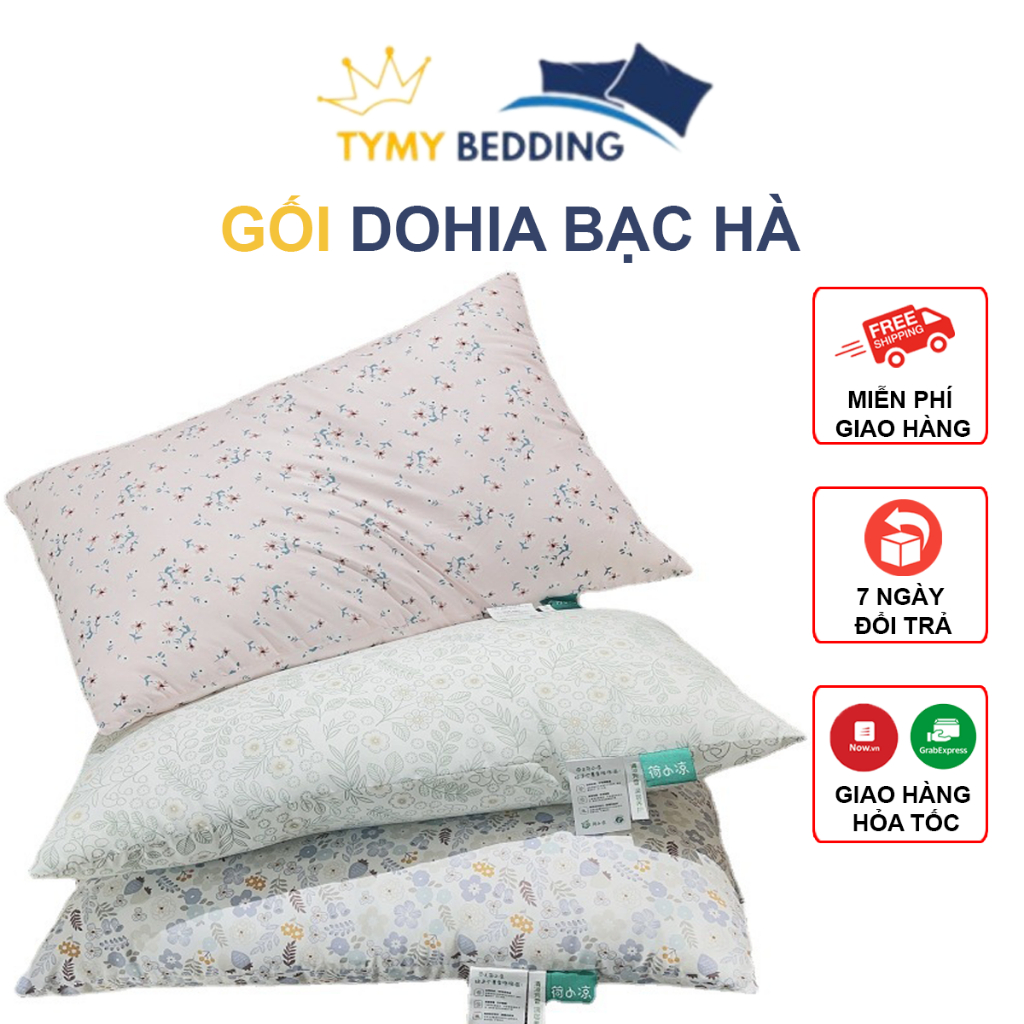 Gối DOHIA hương bạc hà giúp thư giãn, ngủ sâu