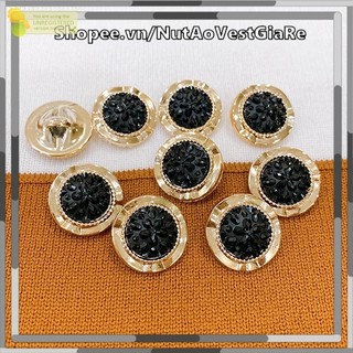 Set 10 Nút Áo Vest Phối Ngọc siêu xinh, cúc vest sang trọng