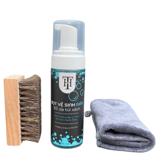 Bọt vệ sinh giày da túi xách làm hoàn hoàn từ tự nhiên