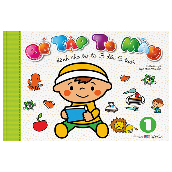 Sách - Bé Tập Tô Màu - dành cho trẻ từ 3 đến 6 tuổi   - Đông A