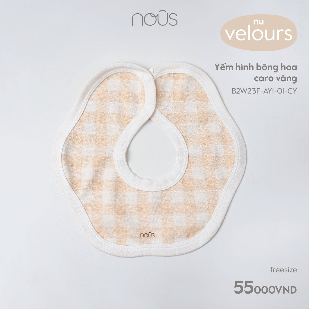 Yếm sơ sinh vải xô siêu bền đủ màu, đủ họa tiết - Nous Bình Dương - Bipbipstore