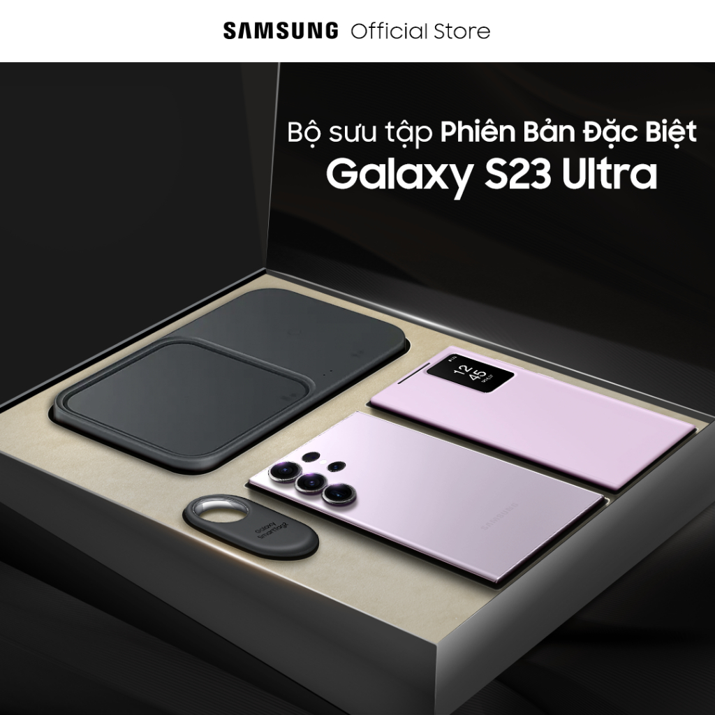 Bộ sưu tập giới hạn: Điện thoại Samsung S23 Ultra 8GB/256GB + Phụ Kiện Samsung Cao Cấp