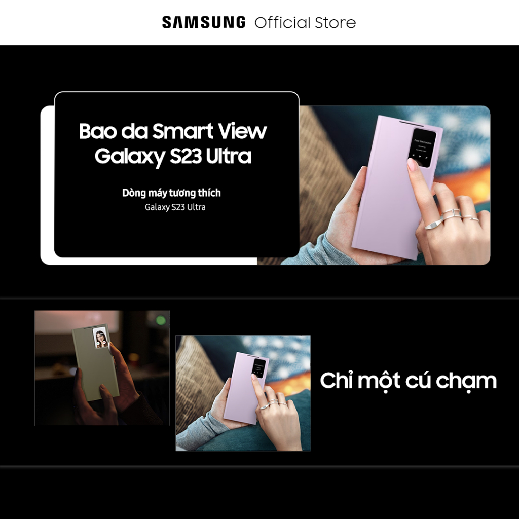Bộ sưu tập giới hạn: Điện thoại Samsung S23 Ultra 8GB/256GB + Phụ Kiện Samsung Cao Cấp