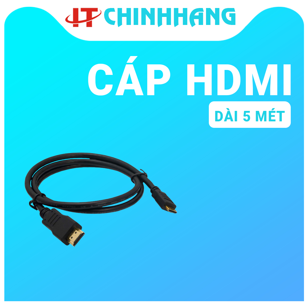 Cable HDMI 5m 2 đầu dây cáp HDMI - Cam kết