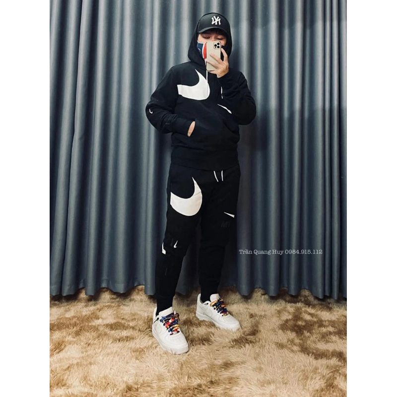 🔱Hàng New🔱 Bộ thể thao NI.KE Swoosh nét từng đường kim mũi chỉ