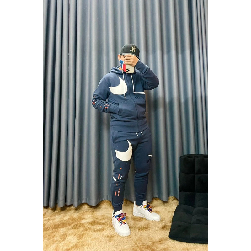 🔱Hàng New🔱 Bộ thể thao NI.KE Swoosh nét từng đường kim mũi chỉ
