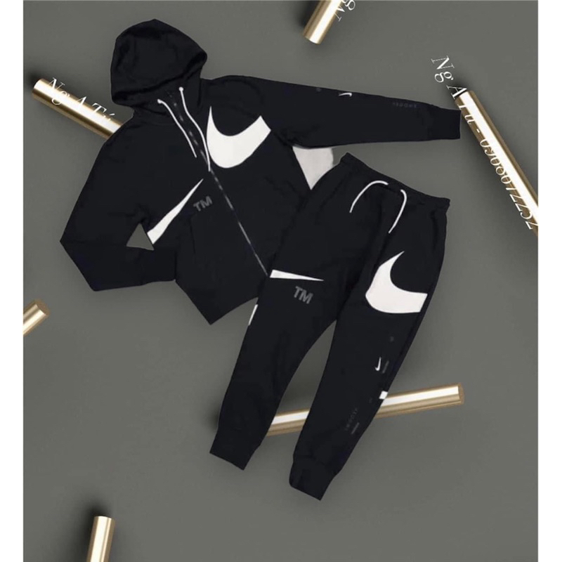 🔱Hàng New🔱 Bộ thể thao NI.KE Swoosh nét từng đường kim mũi chỉ