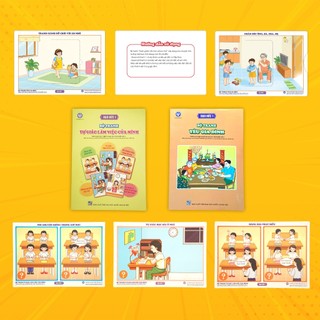 Bộ tranh giáo dục yêu gia đình - Tự giác làm việc của mình