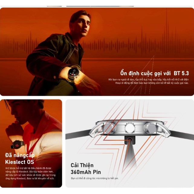 Đồng Hồ Thông Minh Kieslect KR 2 Nghe Gọi Trực Tiếp | Hàng Chính Hãng | Bảo Hành 12 Tháng | Mimax Store
