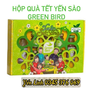 Hộp quà tết Yến sào Nutrinest năm 2024 🎁 - yến Green Bird của Nutrinest - Xuân sức sống Green Bird