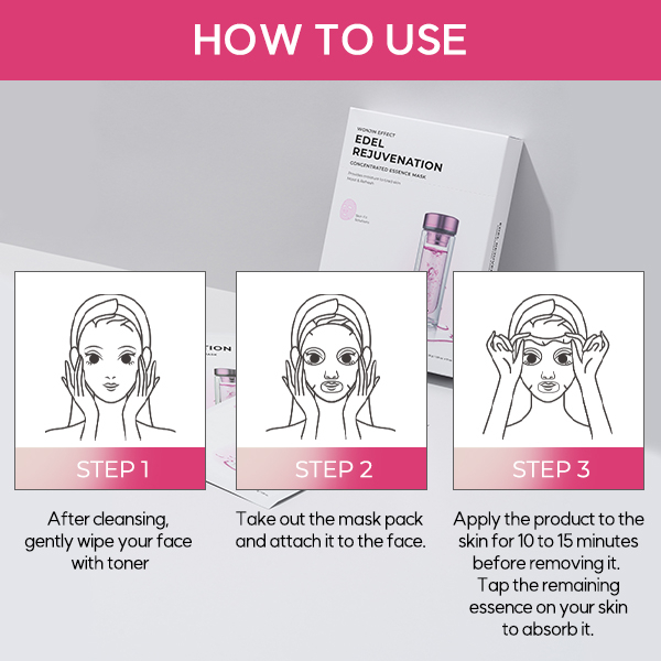 Mặt Nạ Trẻ Hóa Da Wonjin Effect Edel Rejuvenation Concentrated Essence Mask 30g - EDEL REJUVENATION