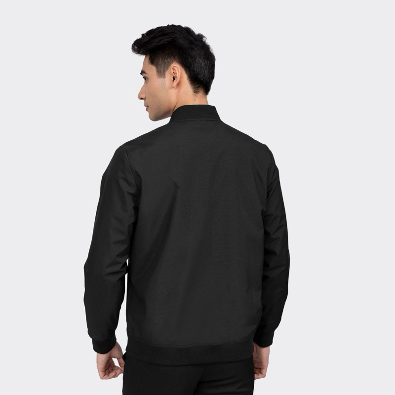 Màu đen khoác gió 2 lớp insidemen ijk001w2