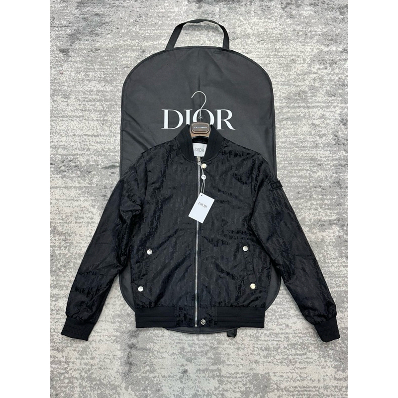 ✅Áo Khoác bomber vân Di0R new sẵn 2 màu !! Chất liệu gió vân cao cấp trẻ trung.