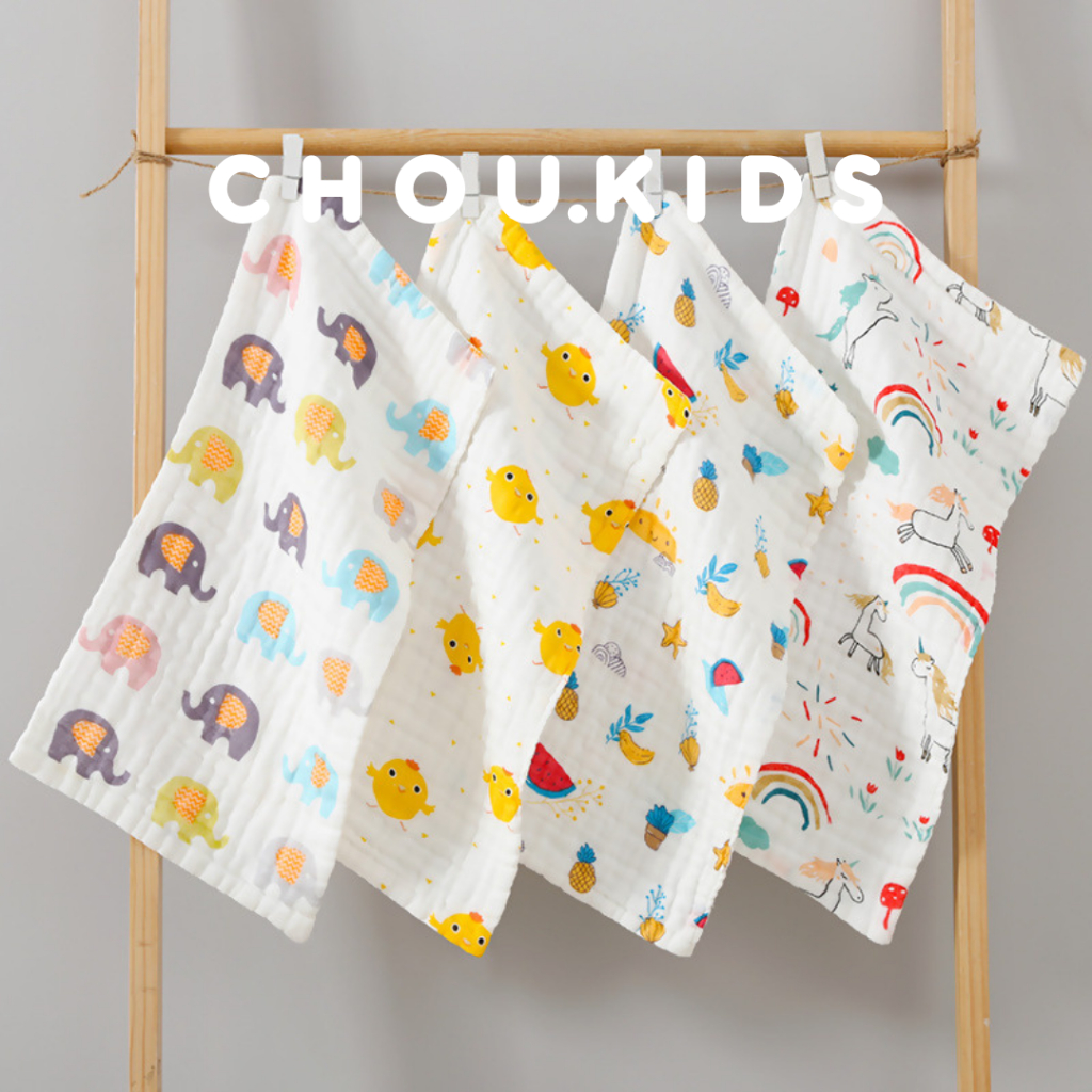 Khăn Xô 6 Lớp, Khăn Sữa Cho Bé CHOU.KIDS