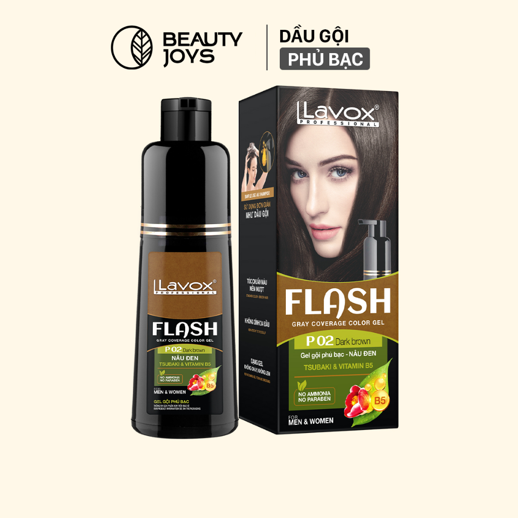 Dầu Gội Phủ Bạc Lavox 200ml