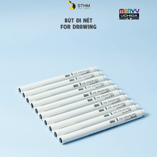 Bút Line Đi Nét Marvy Uchida 4600 - Nhiều ngòi, mực pigment không trôi, không thấm nước