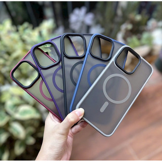 Ốp lưng Likgus nhám Hỗ trợ sạc k dây cho iPhone 16/15 Pro,14 Pro,14 Pro Max ,13,12 viền dẻo màu chống sốc, chống vân tay