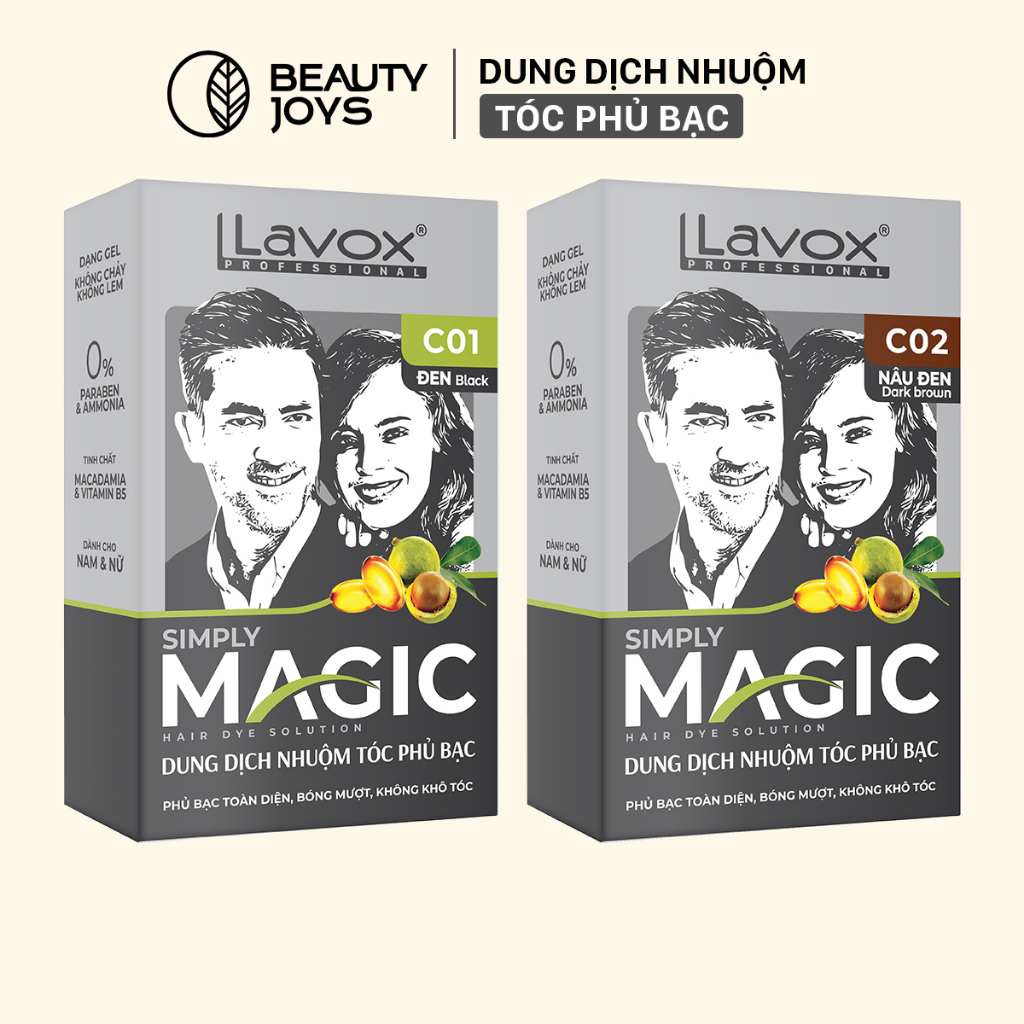 Nhuộm Tóc Phủ Bạc Lavox Magic 50ml
