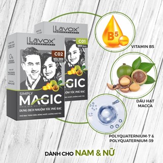 Nhuộm Tóc Phủ Bạc Lavox Magic 50ml