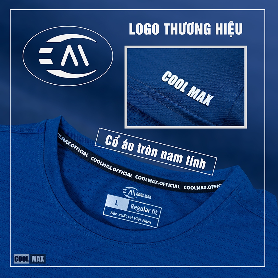 Áo Thun Thể Thao Nam Ba Lỗ COOLMAX, Chất Thun Lạnh Co Giãn 4 Chiều 5 Màu