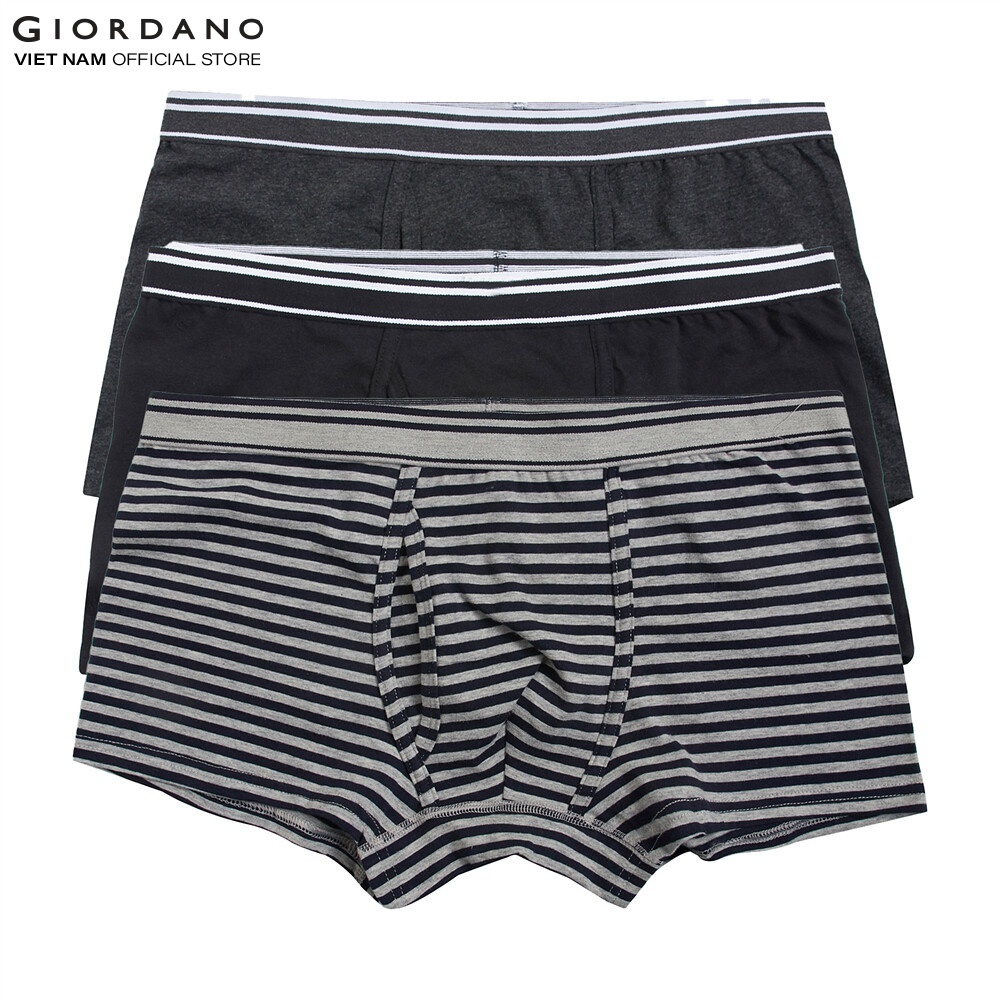 [Special Deal] Bộ 3 Quần Lót Nam Giordano Men's Trunk 01179013