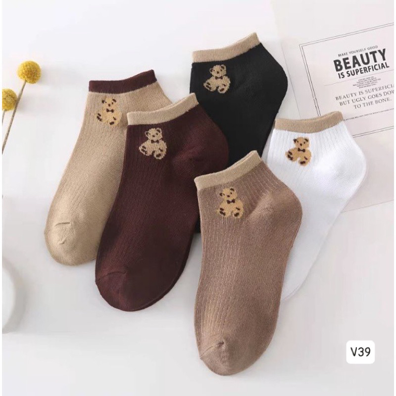 Combo 5  đôi tất viền cho mẹ