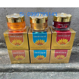 Kem mụn, nám, trắng da thế hệ mới linh chi vàng vip 25g