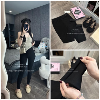  Quần legging cạp cao hộp hồng 