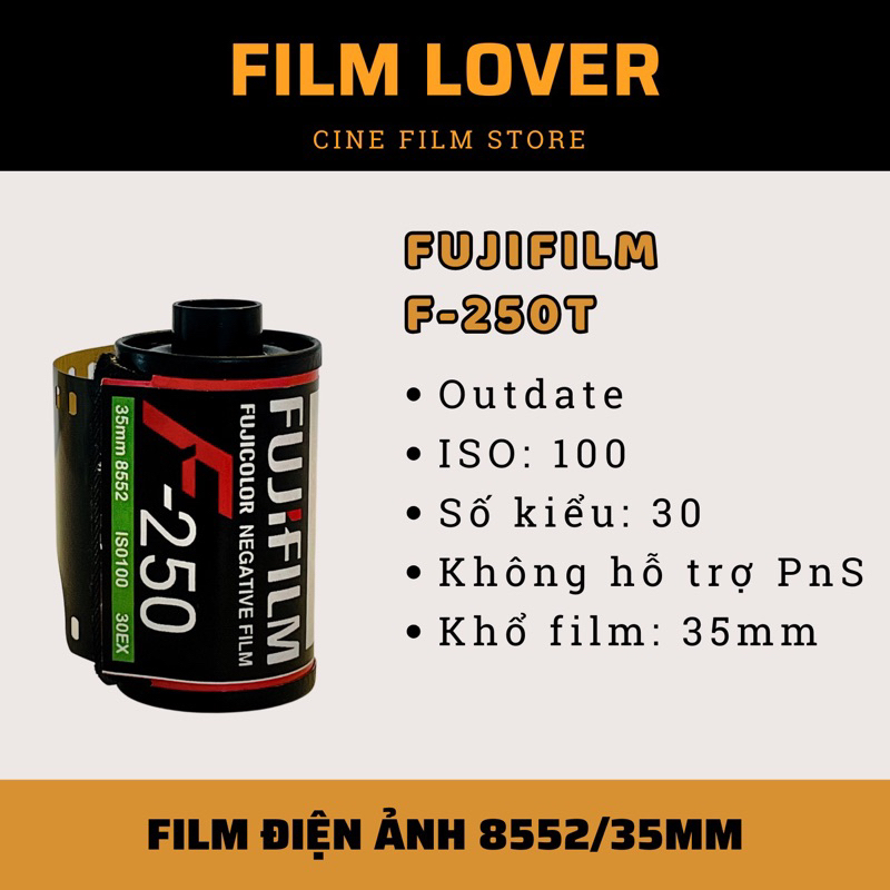 Film điện ảnh Fujifilm F-250T