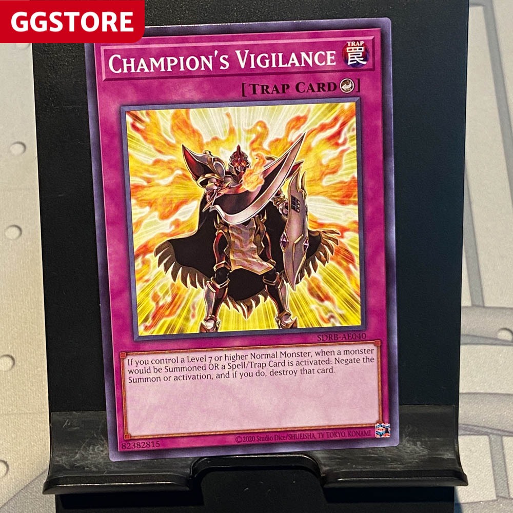 [ Bài Yugioh Chính Hãng ] Champion's Vigilance - Common - SDRB-AE040