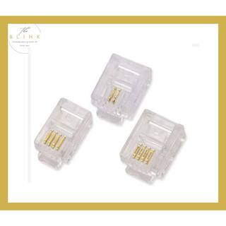 Đầu bấm line điện thoại rj11 2 line , 4 line loại a