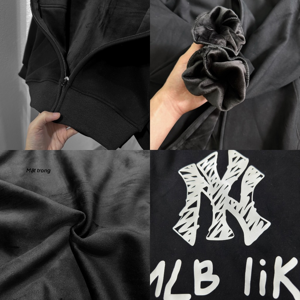 Áo Khoác Hoodie Zip Meanstore Khoác Nỉ Nam Nữ Đôi Form Rộng Vải Nỉ Lót Lông, Bông Dày Mũ, Dây Kéo Đen, Xám Tiêu - KNML1