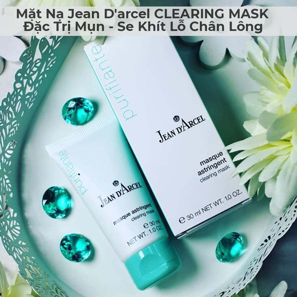 💥Mặt nạ giảm mụn và se khít lỗ chân lông Clearing Mask Jean D'Arcel, dùng cho da nhiều mụn - Hami Beauty