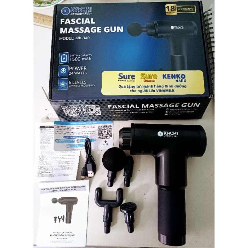 Máy massage cầm tay Kachi(Quà tặng Vinamilk)