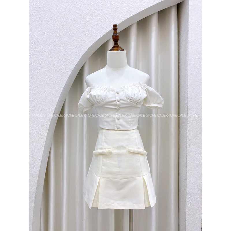 CHÂN VÁY NGẮN NƠ TÚI CALIESTORE