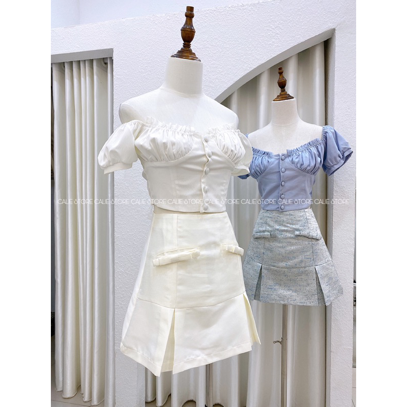 CHÂN VÁY NGẮN NƠ TÚI CALIESTORE