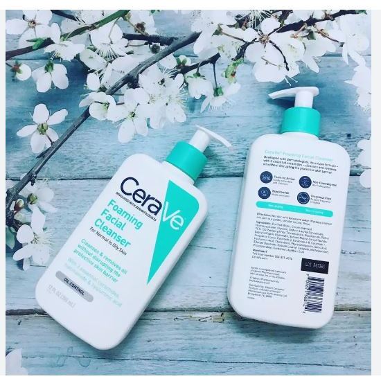 473ML - Sữa rửa mặt Cerave Foaming cho da dầu mụn
