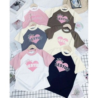 Áo thun Baby Tee Borip Bestie loại 1 co dãn 4 chiều
