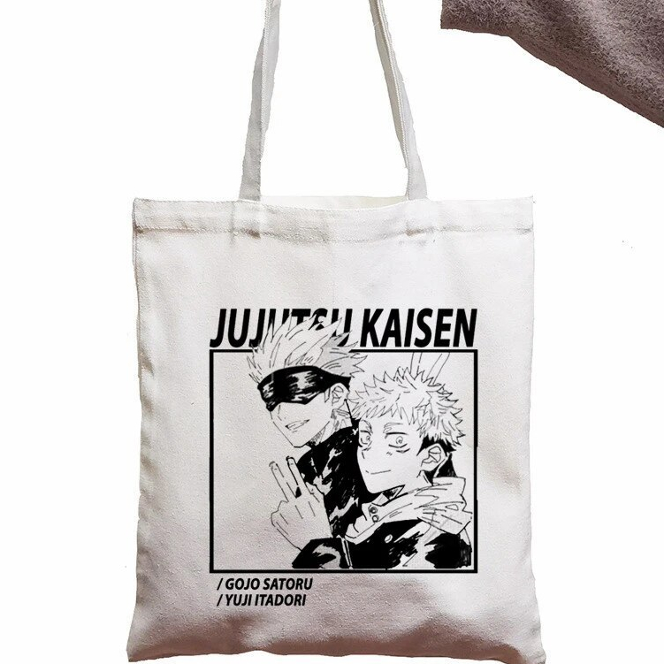 Túi Tote Vải Canvas In Hình Anime Chú Thuật Hồi Chiến - Jujutsu Kaisen Nhiều Mẫu Mới