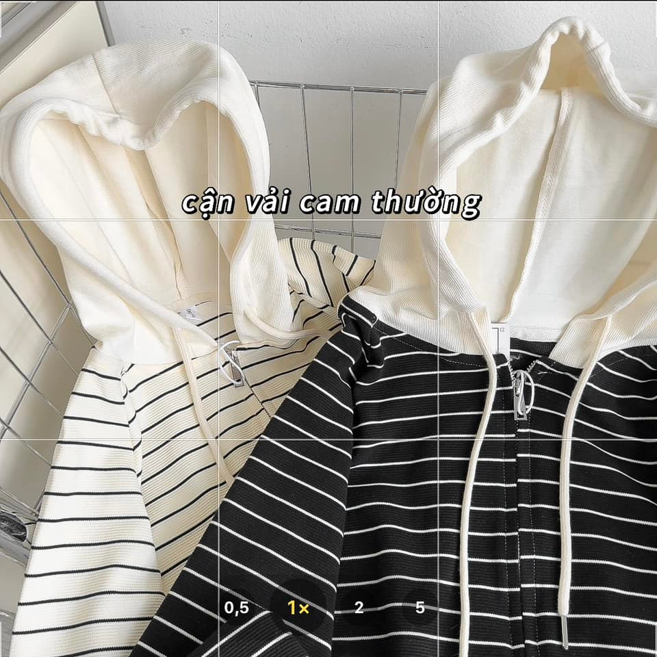 Khoác gân vừa nón trắng 818 #669685