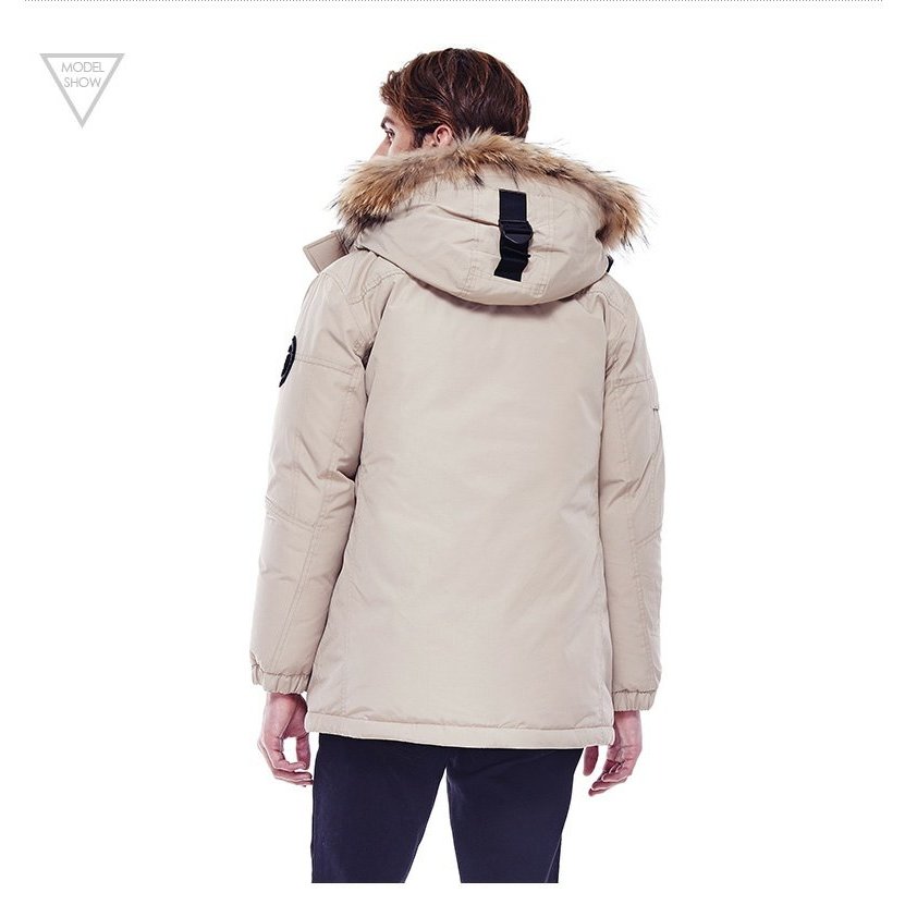 Áo khoác parka lông vũ G.U.E.S.S mặc thời tiết đại hàn, xuất dư xịn sang Hàn AK339
