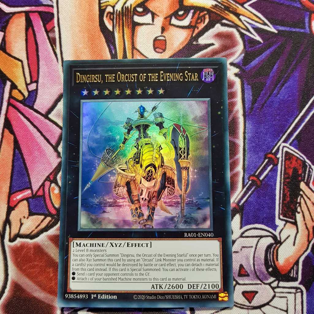 Thẻ bài Yugioh chính hãng | Dingirsu, the Orcust of the Evening Star | RA01