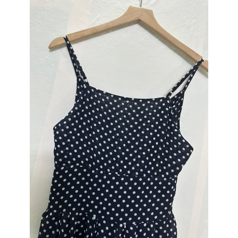 Thanh lý váy chấm bi dài