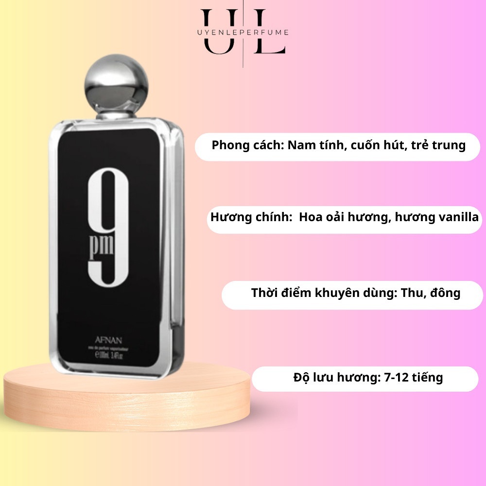 Nước hoa nam Afnan 9pm EDP 100ml