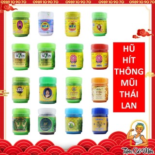 Hũ Hít Thông Mũi Thái Lan | Lọ Hít Giảm Nghẹt Mũi, Nhức Đầu, Chảy Nước Mùi Thái Lan | Nội Địa Thái Lan | Tiệm Cô Mén